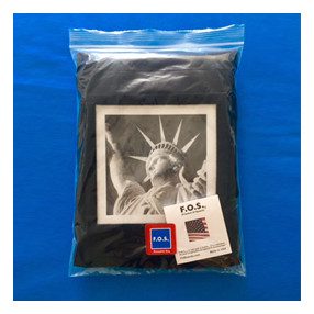 Packaged clothing with Statue of Liberty design